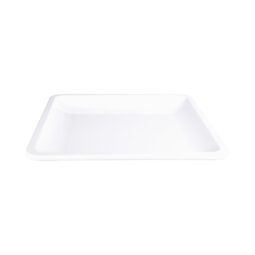 M12118SQ-W - Melamine Square Coupe Platter - White