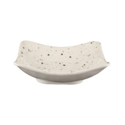D712SQ-CC - Melamine Square Bowl - Chocolate Chip