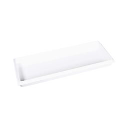 M6152LID-W - Melamine Rectangular Reversible Bin Lid - White