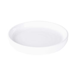 B190053-W - Melamine Round Plate - White