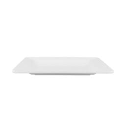 D11SQRR-W - Melamine Square Pebble Plate - White