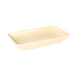 M85145-BCY - Melamine Rectangular Platter - Banana Crepe