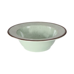 DB8M-H - Melamine Round Crackle Bowl - Hemlock