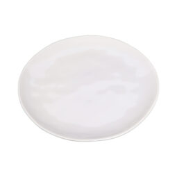 DG9R-CG - Melamine Round Plate - Cream Glaze