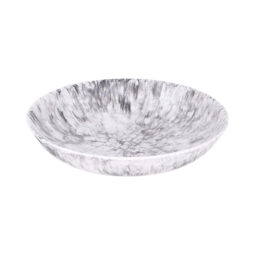 B381885-BBM - Melamine Round Coupe Bowl - Black Marble