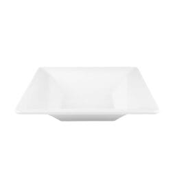 MB15RR-W - Melamine Square Pebble Bowl - White