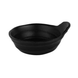 JWT55-B - Melamine Round Sauce Bowl - Black