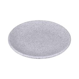RT8R-GS - Melamine Round Plate - Granite Stone