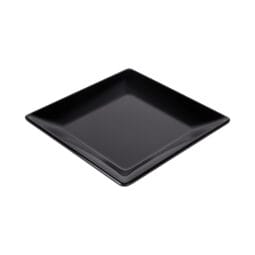 D99SQ-B - Melamine Square Plate - Black