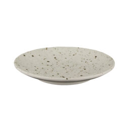 D71R-CC - Melamine Round Plate - Chocolate Chip