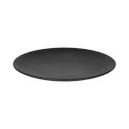 B380130-B - Melamine Round Plate - Black