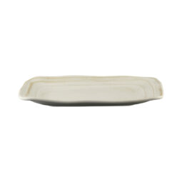D127PLST-OWD - Melamine Irregular Rectangular Plate - Off White Design