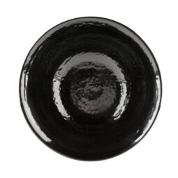 D1008RR-B - Melamine Bowl - Black Matte Finish Outside/Black Gloss Finish Inside