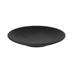 B379825-B - Melamine Round Plate - Black