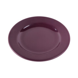 DGP7R-PG - Melamine Round Plate - Purple Glaze