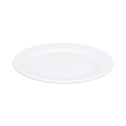 D1175PL-W - Melamine Round Rim Plate - White