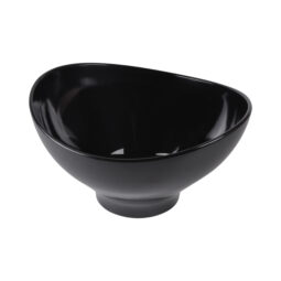 M115OV-B - Melamine Deep Oval Bowl - Black