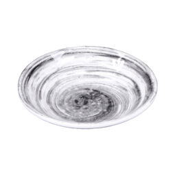 D7134R-BD - Melamine Round Bowl - Black Design