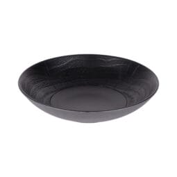 B30366-B - Melamine Round Bowl - Black