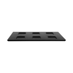 JW6TB-B - Melamine Ramekin Base Plate - Black