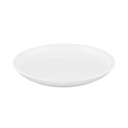B65R-W - Melamine Round Coupe Plate - White