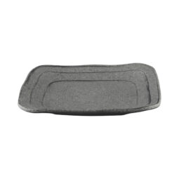 D7PLST-GSD - Melamine Irregular Square Plate - Granite Stone Design