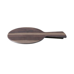 M7RW-HW - Melamine Round Serving Board - Hickory Wood