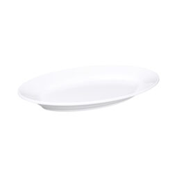 D710OV-W - Melamine Oval Plate - White