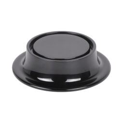 M5P-B - Melamine Round Pedestal (Fits M7PL) - Black