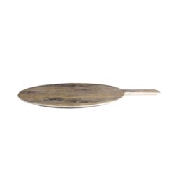 M15RW-DW - Melamine Round Serving Board - Driftwood