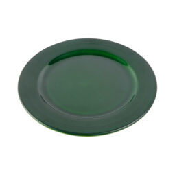 DGP105R-GRG - Melamine Round Plate - Green Glaze
