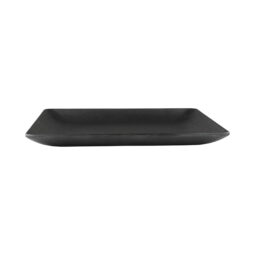 ECO1111SQ-B - Melamine Square Plate - Black