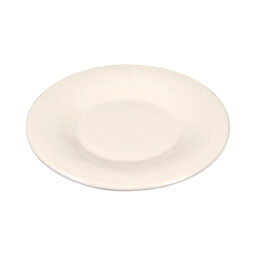 D7P-AW - Melamine Round Plate - Antique White