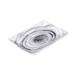 D1061RC-BD - Melamine Rectangular Plate - Black Design