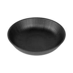 B387722-B - Melamine Round Bowl - Black