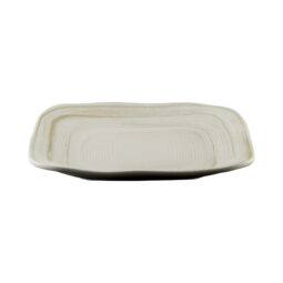D9PLST-OWD - Melamine Irregular Square Plate - Off White Design