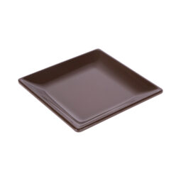 D77SQ-AUB - Melamine Square Plate - Aubergine