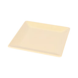 M99SQ-BCY - Melamine Square Plate - Banana Crepe