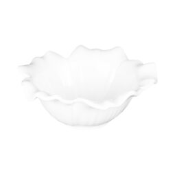 M753FP-NW - Melamine Small Round Flower Bowl - White