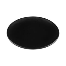 RT6R-B - Melamine Round Plate - Black