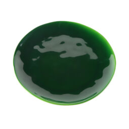 DG7R-GRG - Melamine Round Plate - Green Glaze