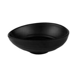 JW1407-B - Melamine Oval Bowl - Black