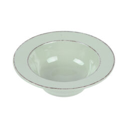 DB6T-H - Melamine Round Double Line Bowl - Hemlock