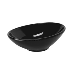 M85-B - Melamine Oblong Bowl - Black