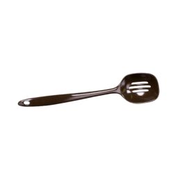 MSP12S-AUB - Melamine Slotted Spoon - Aubergine