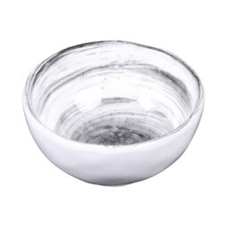 D31R-BD - Melamine Round Bowl - Black Design
