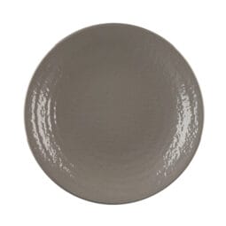 D10RR-MR - Melamine Round Pebble Plate - Mushroom