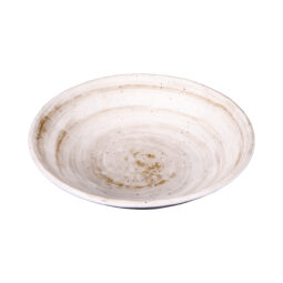D92R-TD - Melamine Round Bowl - Taupe Design