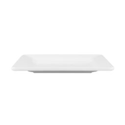 D7SQRR-W - Melamine Square Pebble Plate - White