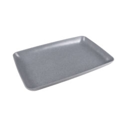 RT15RC-GS - Melamine Rectangular Platter - Granite Stone
